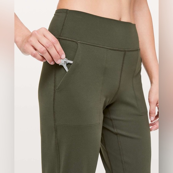 Lululemon Align Jogger 28" Dark Olive  Green Size 4 - Picture 3 of 7